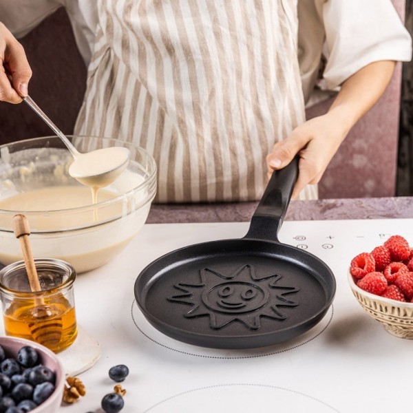 Пательня для млинців Klausberg KB-7972, 18 см, антипригарна — для швидкого приготування сніданків