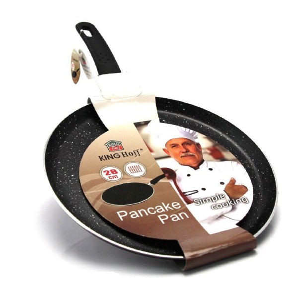Patelnia do naleśników Kinghoff KH-1128 28cm do smażenia delikatnych naleśników