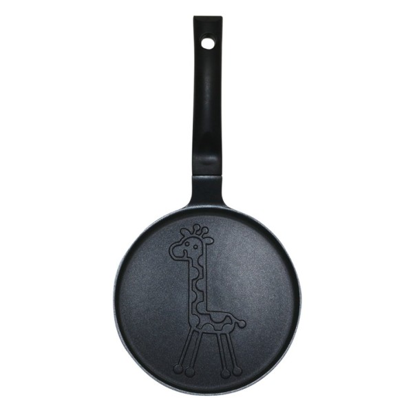 Пательня для млинців, Klausberg KB-7975, 18 см, антипригарна з візерунком жирафи для легкого смаження