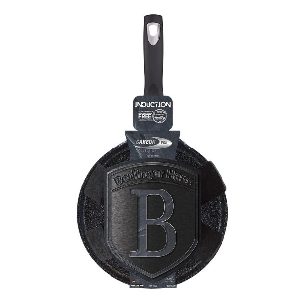 Patelnia do naleśników Berlinger Haus Carbon Pro BH-6921 28 cm z powłoką granitową