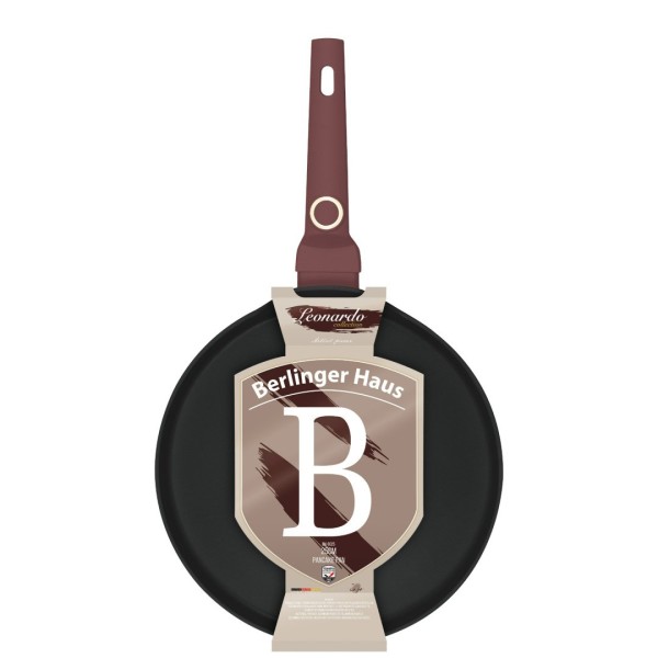 Пательня для млинців BerlingerHaus Leonardo BH-8025, діаметр 25 см, для рівномірного смаження