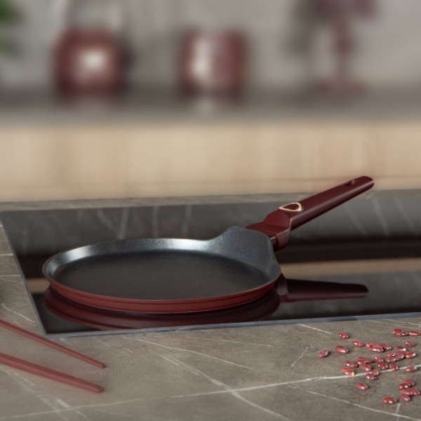 Пательня для млинців BerlingerHaus Leonardo BH-8025, діаметр 25 см, для рівномірного смаження