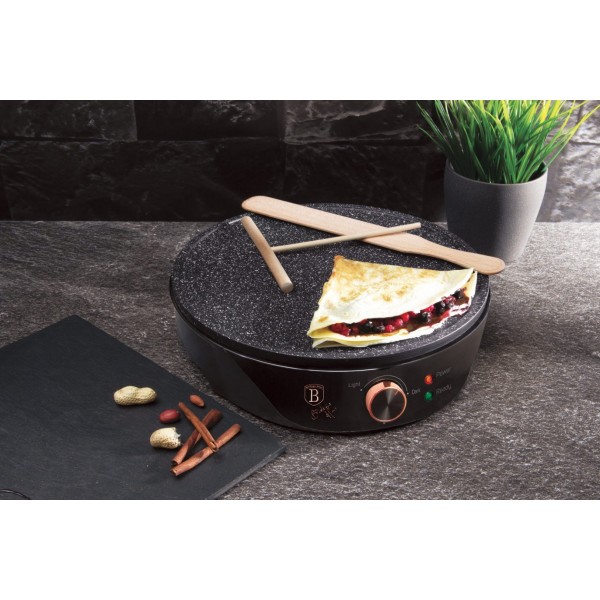 Patelnia do naleśników Berlinger Haus Black Rose BH-9277 elektryczna 30 cm