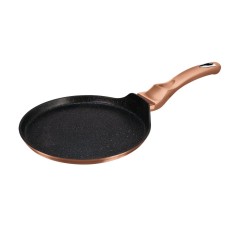 Пательня для млинців BerlingerHaus BH-1523 Rose Gold 25 см для смаження тонких млинців
