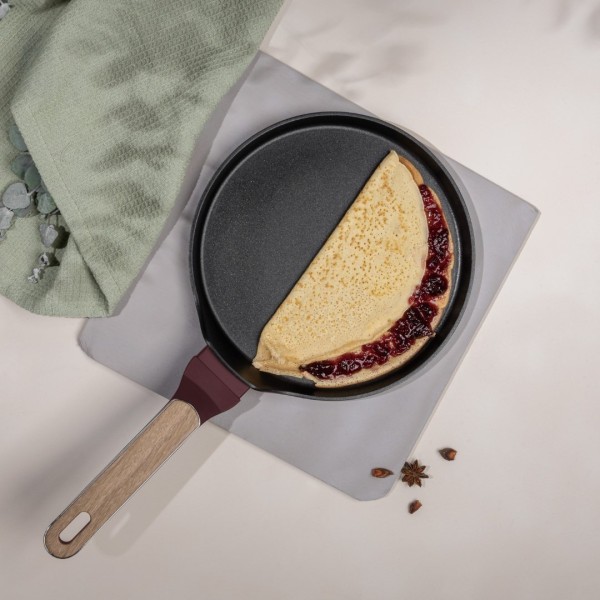 Пательня для налисників BerlingerHaus Leonardo Nordic BH-8291, діаметр 25 см, ідеальна для рівномірного смаження