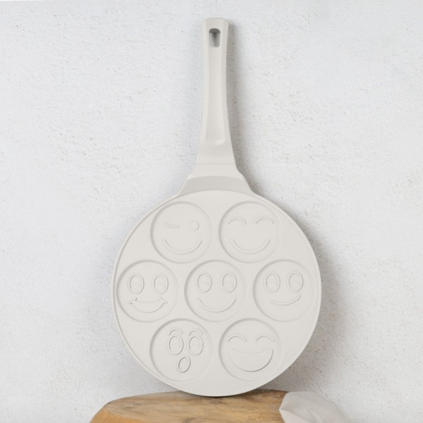 Пательня для млинців BerlingerHaus BH-7792 Sahara Collection 26 см з емоджі для легкого приготування плаців