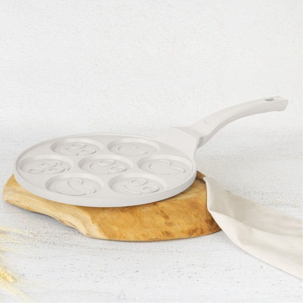 Пательня для млинців BerlingerHaus BH-7792 Sahara Collection 26 см з емоджі для легкого приготування плаців