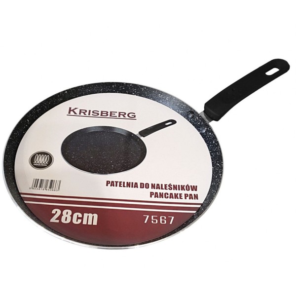 Patelnia do naleśników Krisberg KS-7567 28 cm do smażenia cienkich placuszków