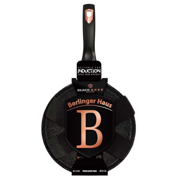 Patelnia do naleśników Berlinger Haus Black Rose 28 cm granitowa BH-6181