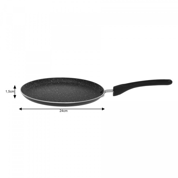 Patelnia do naleśników KiNGHOFF KH-1127 22 cm do smażenia cienkich naleśników