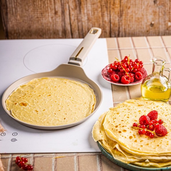 Пательня для млинців, Klausberg KB-7965, мармурове покриття, 24 см (для сковорідної готування)