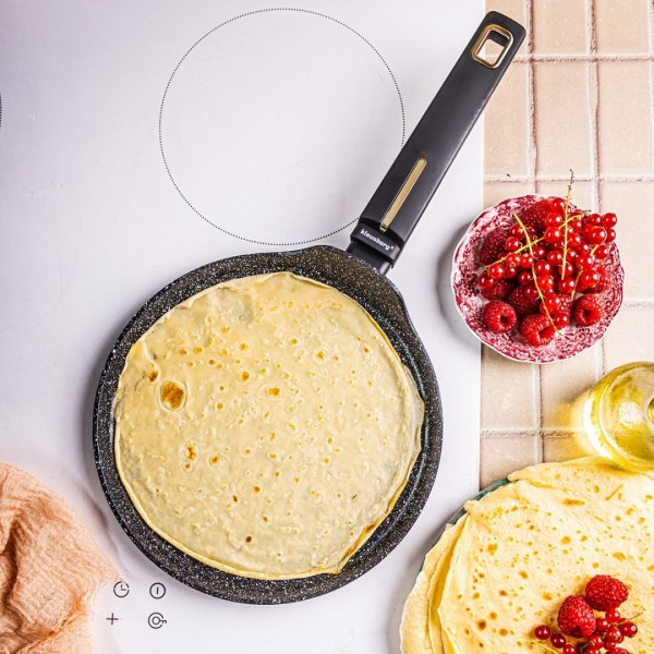 Patelnia do naleśników Klausberg KB-7964, marmurkowa 24 cm