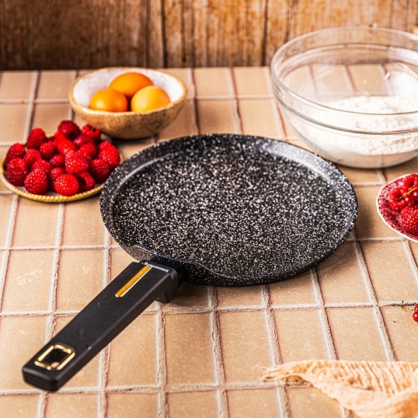 Patelnia do naleśników Klausberg KB-7964, marmurkowa 24 cm