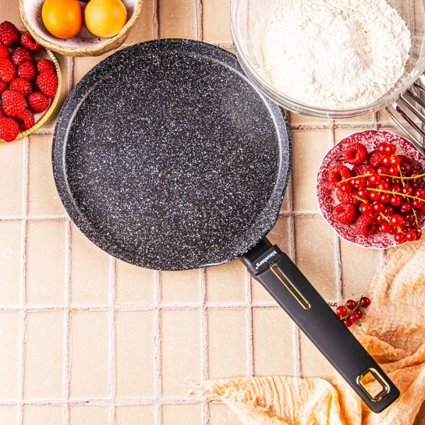 Patelnia do naleśników Klausberg KB-7964, marmurkowa 24 cm