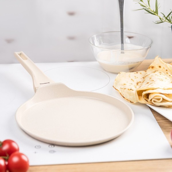 Patelnia do naleśników Klausberg KB-7958, marmurkowa 24 cm