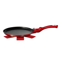 Patelnia do naleśników Berlinger Haus Metallic Line Burgundy 28 cm BH-6179