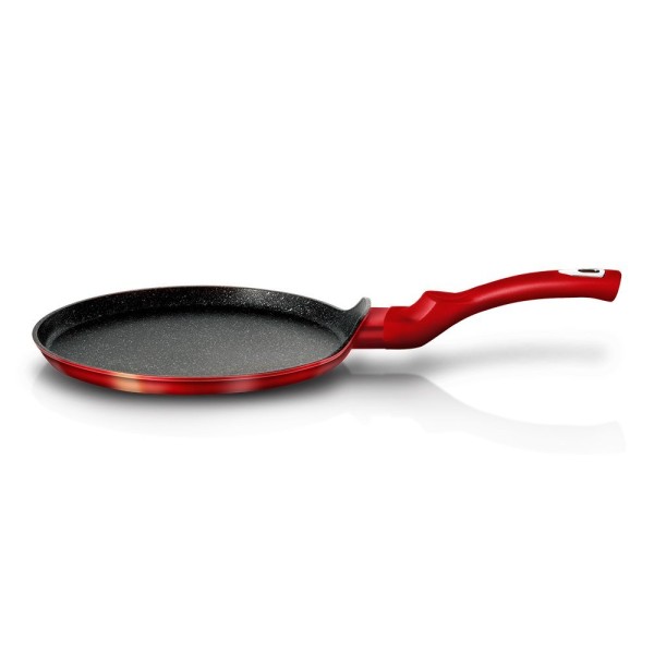 Patelnia do naleśników Berlinger Haus Metallic Line Burgundy 28 cm BH-6179