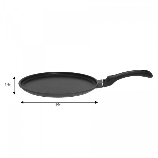 Patelnia do naleśników Kinghoff KH-3861 teflonowa 26 cm