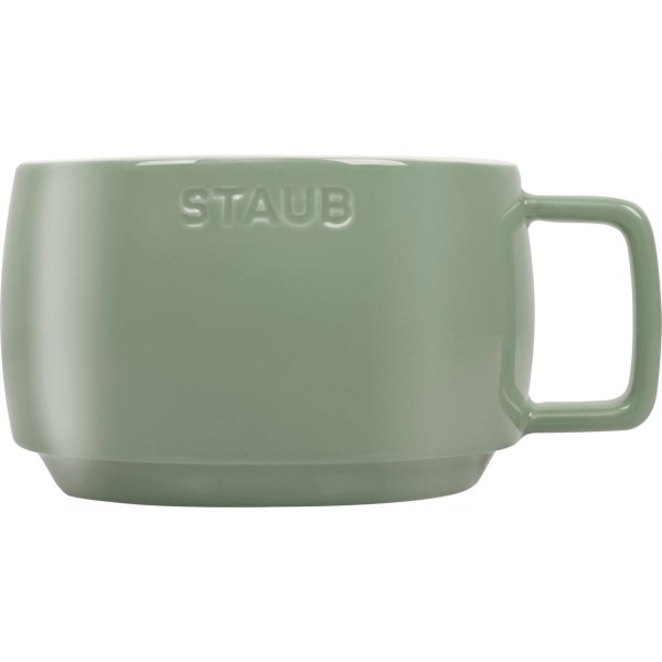 Керамічний кухоль Staub Serving Eukaliptusowy 500 мл для комфортного сервірування напитків