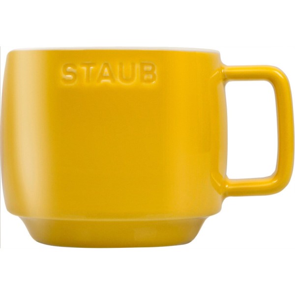Керамічна кружка Staub Serving, жовта, 250 мл для подачі напоїв
