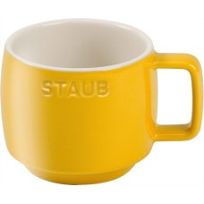 Керамічна кружка Staub Serving, жовта, 250 мл для подачі напоїв