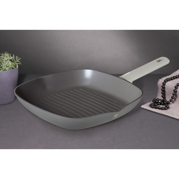 Patelnia grillowa Berlinger Haus Aspen BH-7072 kwadratowa 28x28 cm powłoka tytanowa