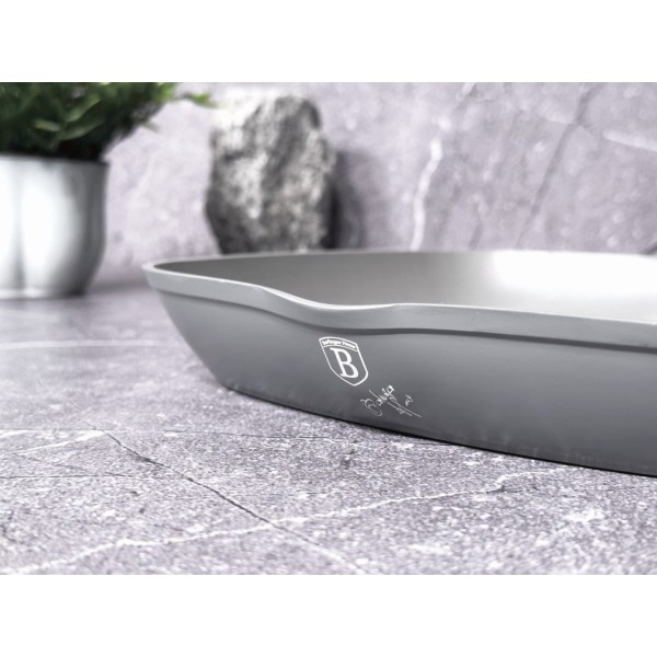 Patelnia grillowa Berlinger Haus Aspen BH-7072 kwadratowa 28x28 cm powłoka tytanowa