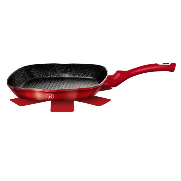 Patelnia grillowa Berlinger Haus Metallic Line 28 cm Burgundy BH-1271-N