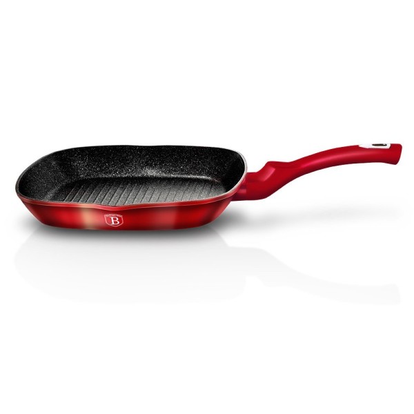 Patelnia grillowa Berlinger Haus Metallic Line 28 cm Burgundy BH-1271-N