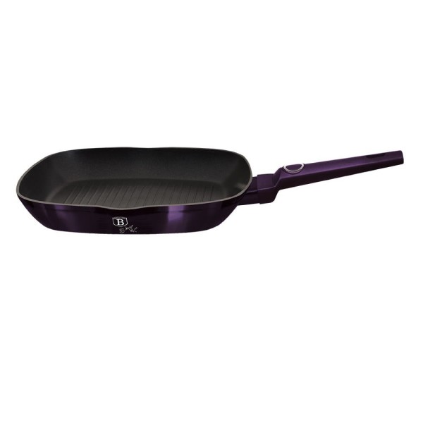 Patelnia grillowa Berlinger Haus Purple Eclipse BH-7105 28x28 cm z powłoką tytanową