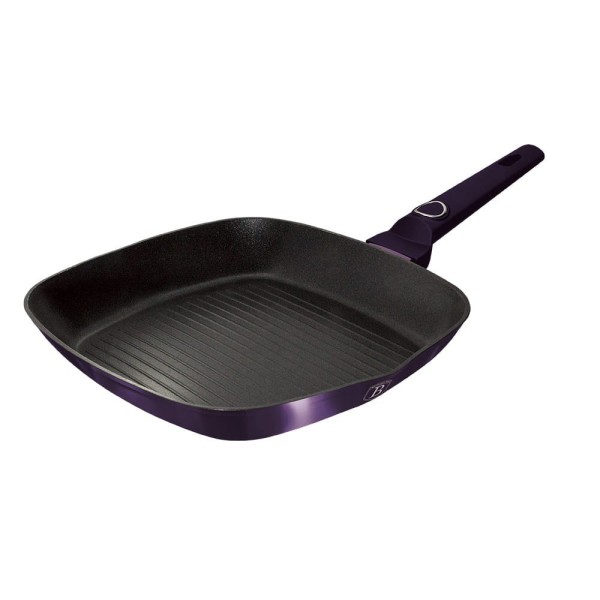 Patelnia grillowa Berlinger Haus Purple Eclipse BH-7105 28x28 cm z powłoką tytanową