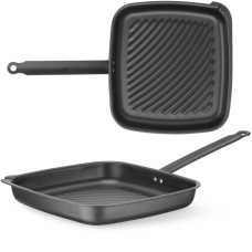 Patelnia grillowa kwadratowa 480x282x80 mm