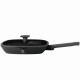 Patelnia grillowa Berlinger Haus Antracit BH-8127 tytanowa 28 cm z pokrywką