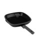 Patelnia grillowa Berlinger Haus Antracit BH-8127 tytanowa 28 cm z pokrywką