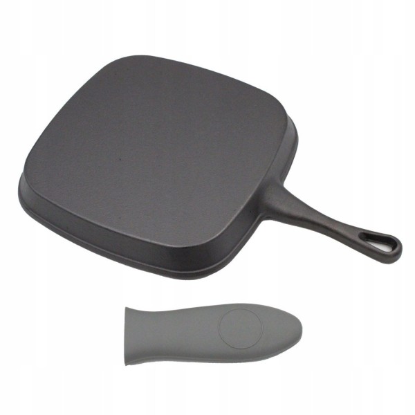 Patelnia grillowa Brunbeste BB-2668 żeliwna 24x24 cm do grillowania
