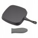 Patelnia grillowa Brunbeste BB-2668 żeliwna 24x24 cm do grillowania