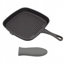 Patelnia grillowa Brunbeste BB-2668 żeliwna 24x24 cm do grillowania