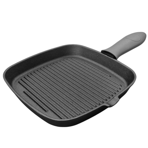 Patelnia grillowa Brunbeste BB-2668 żeliwna 24x24 cm do grillowania