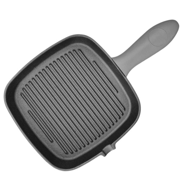 Patelnia grillowa Brunbeste BB-2668 żeliwna 24x24 cm do grillowania