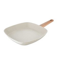 Пательня гриль Bergner BG-34743 Naturally 28 см мармурова для смаження на грилі