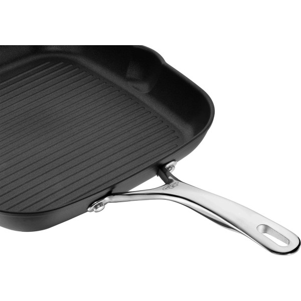 Patelnia grillowa Ballarini Alba tytanowa indukcyjna 28 cm do kuchni
