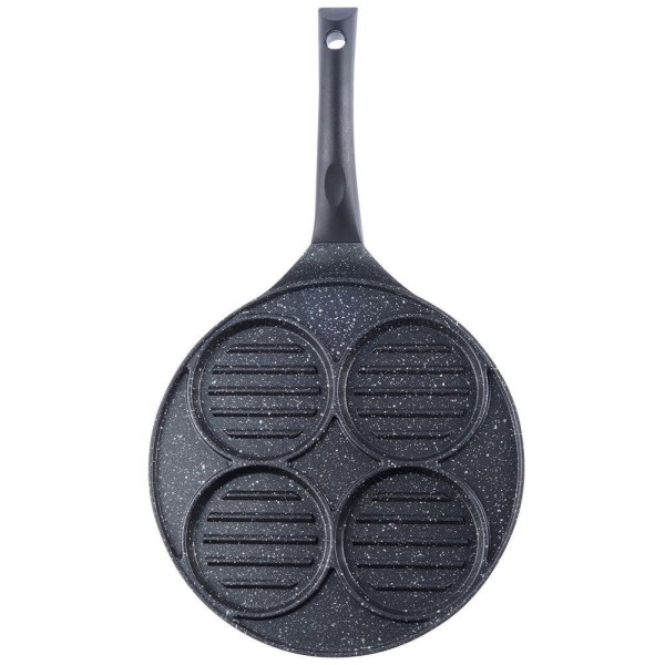 Patelnia do grillowania burgerów i jajek Orion 113201 (4 otwory)