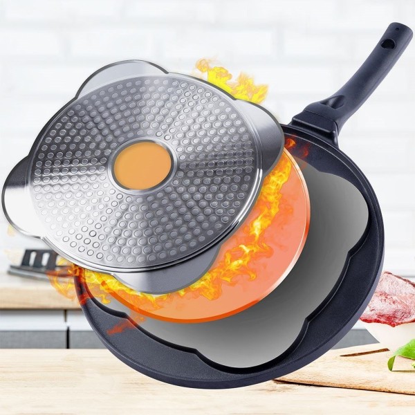 Patelnia do grillowania burgerów i jajek Orion 113201 (4 otwory)