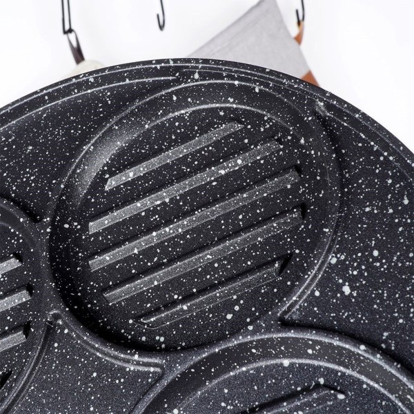 Patelnia do grillowania burgerów i jajek Orion 113201 (4 otwory)