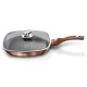 Patelnia grillowa Berlinger Haus Metallic Line Rose Gold 28 cm granitowa