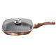Patelnia grillowa Berlinger Haus Metallic Line Rose Gold 28 cm granitowa