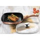 Patelnia grillowa Berlinger Haus Metallic Line Rose Gold 28 cm granitowa