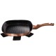 Patelnia grillowa Berlinger Haus Metallic Line Rose Gold 28 cm granitowa