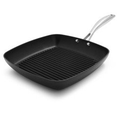 Patelnia grillowa, Scanpan, Pro IQ 27x27 cm — do grillowania na kuchence i płycie