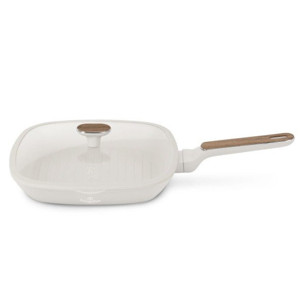 Пательня-гриль BerlingerHaus Sahara Nordic BH-8317, 28 см з кришкою для смаження на грилі